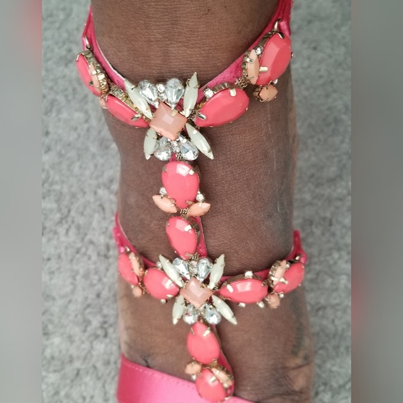 Asos Embellished Sandals us9 - Picture 4 of 5